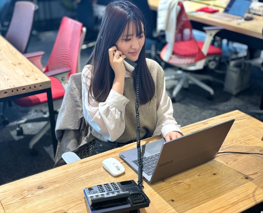 仕事中